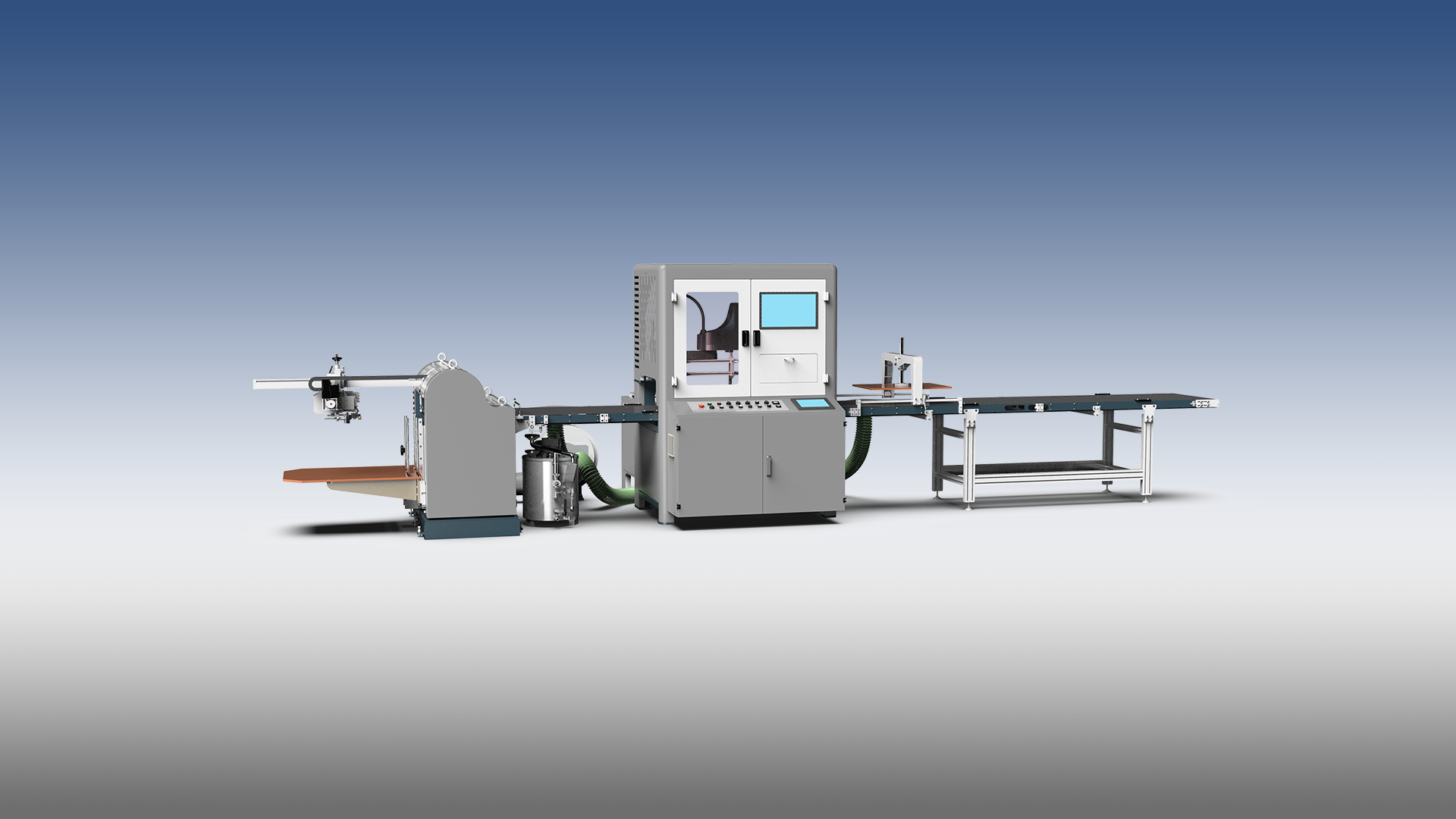 Gluing and Positioning Series