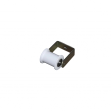 Fixed tape guide roller assembly
